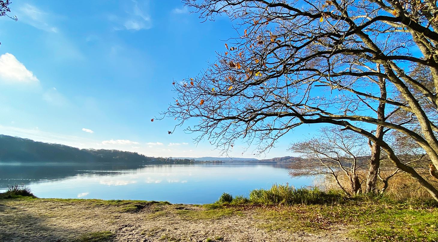 Udsigt ud over Knuds� ved Silkeborg